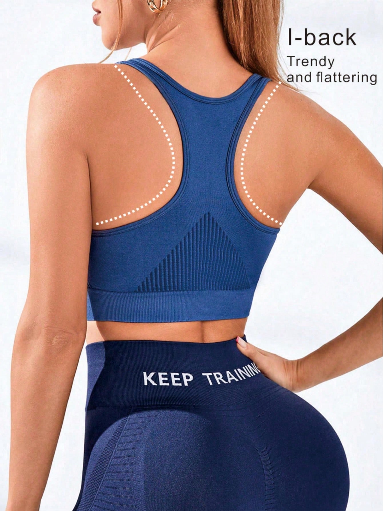 レディース レーサーバック スポーツブラ シームレス リブ編 - Seamless Ribbed Workout Tank Top のレビューと価格