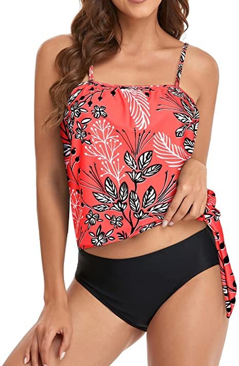 タンキニ レディース ビキニ クロップトップ スパゲッティス - Tops のレビューと価格