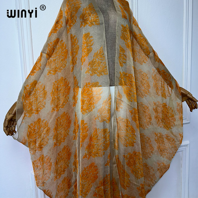 Winyi-自由奔放に生きるプリントのビーチドレス,セクシー - Boho Summer Beach Maxi Dress のレビューと価格