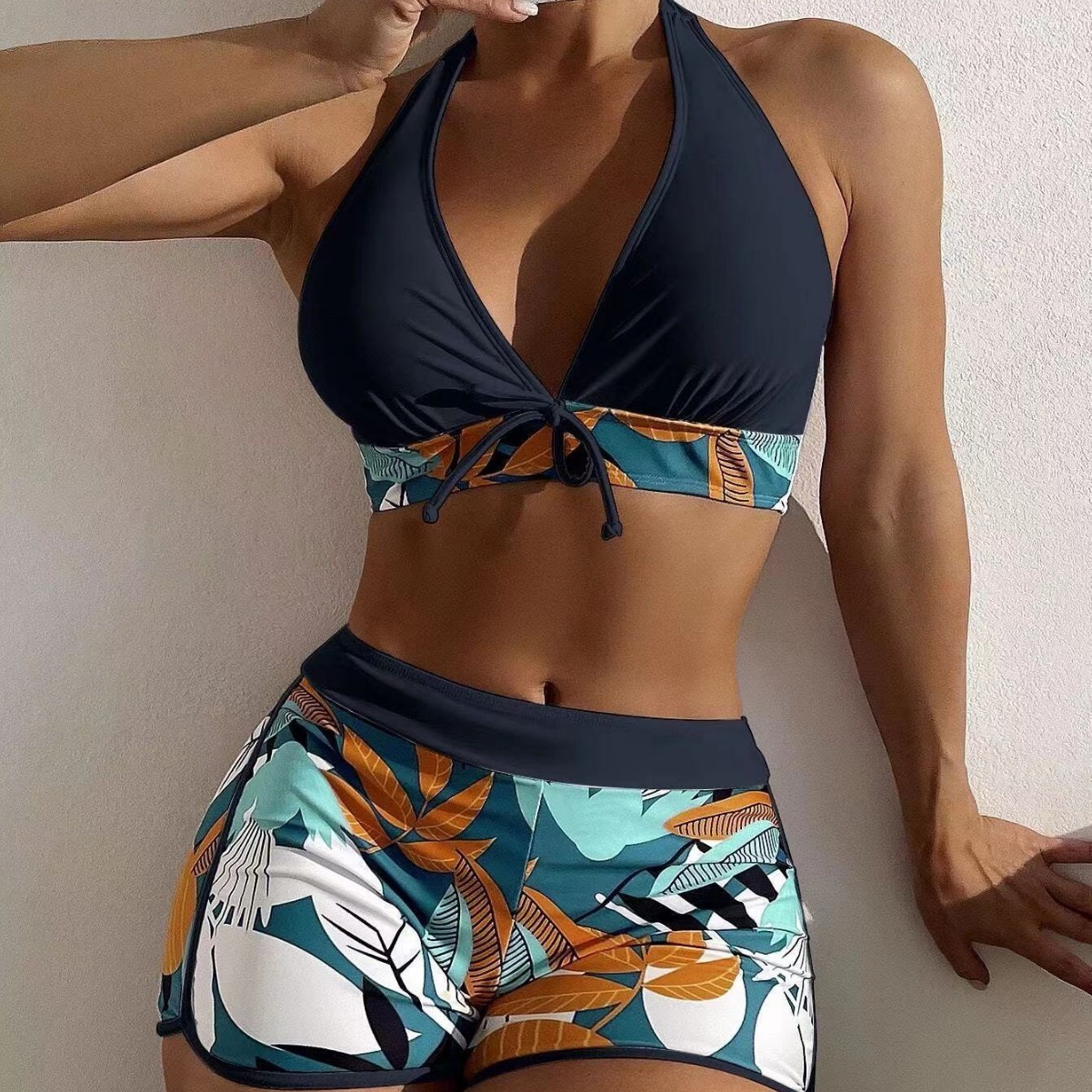 水着 女性用 ツーピース水着 ノースリーブ タンキニトップ  - Tops のレビューと価格