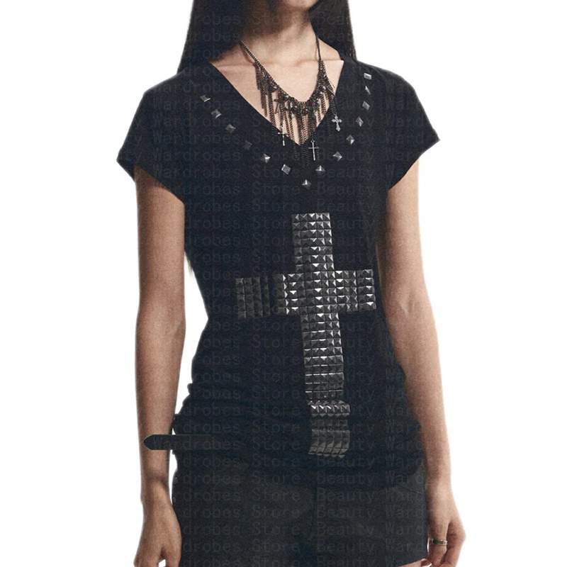ロックゴス ユニーク トップ Y2K クロップトップ ヒップ - Y2K Graphic Baby Tee Crop のレビューと価格